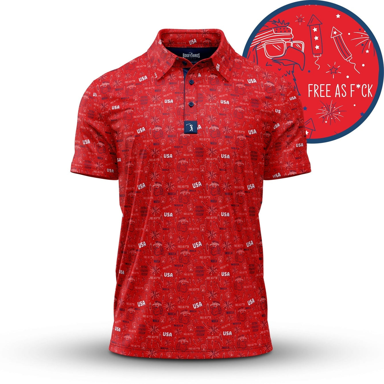 Bogey Bros Merica Polo