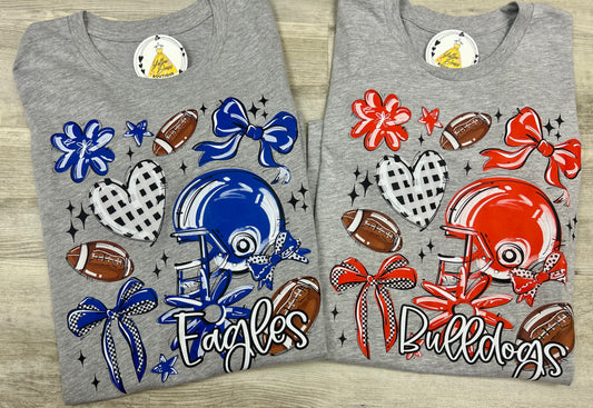 Football Spirit Collage Shirts