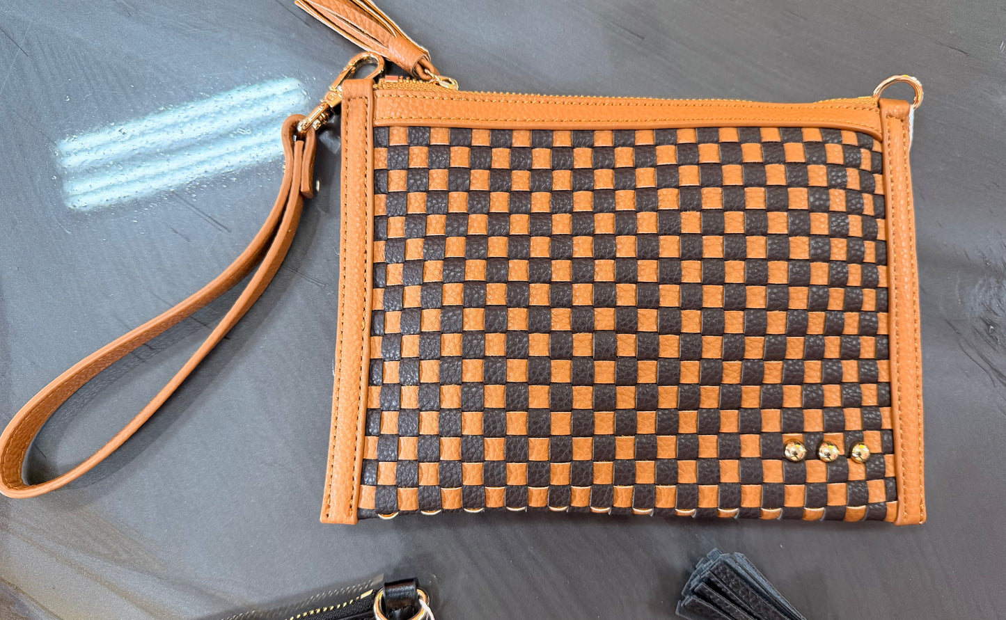 Veda Woven Crossbody/Clutch