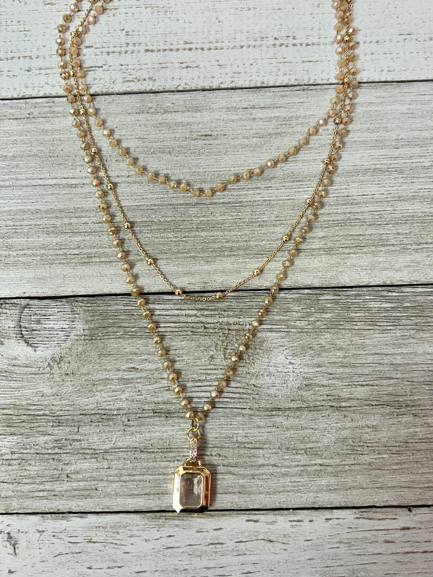 Layered Pendant Necklace