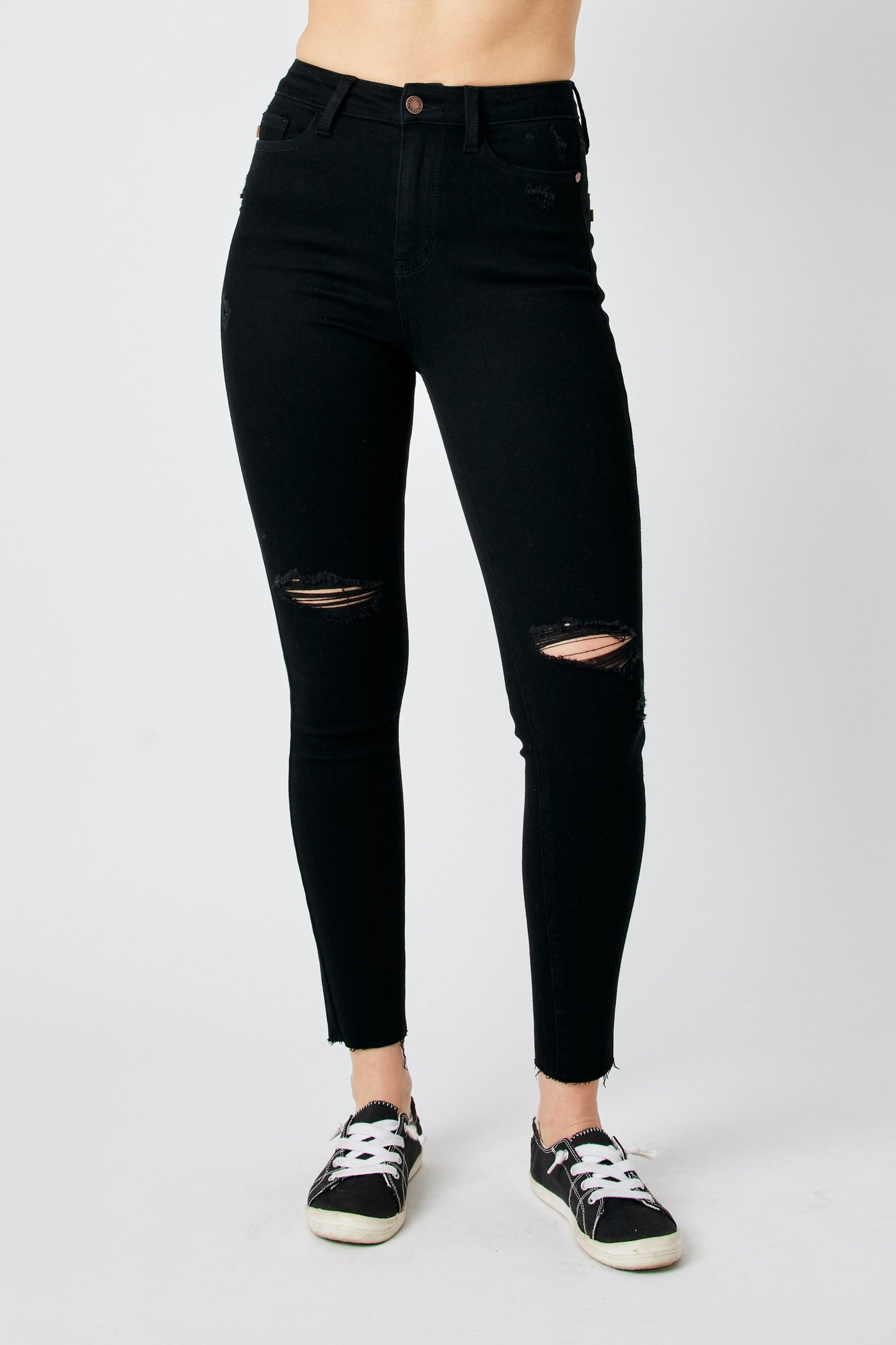 JB HW Heavy Destroy Black Skinny