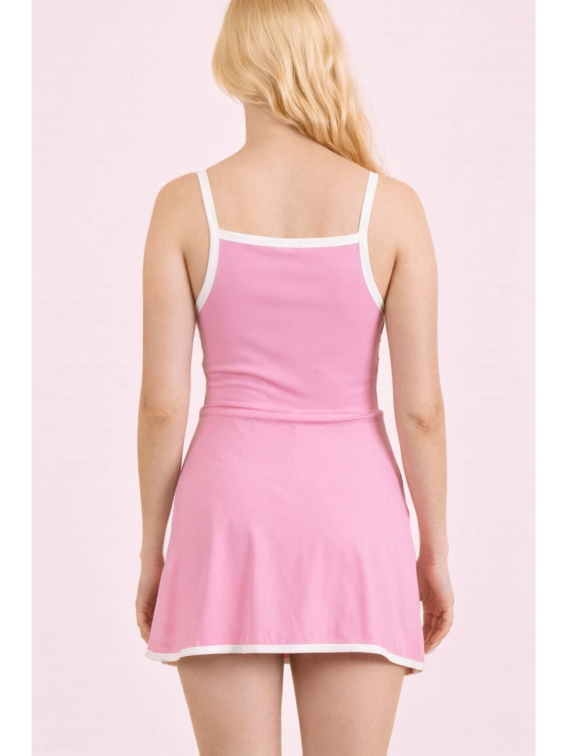 Front Slit Activewear Mini Dress