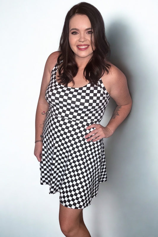 Race To The Top Tennis/Swim Dress