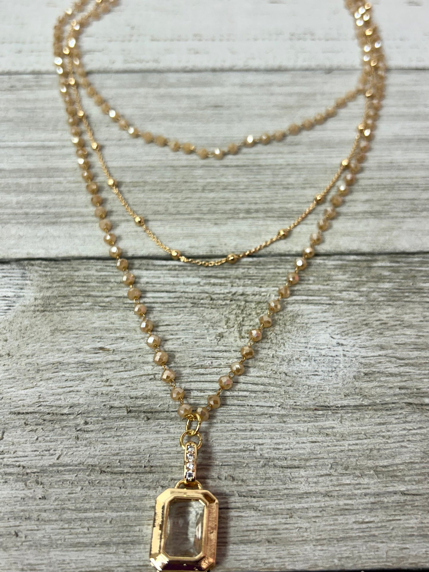 Layered Pendant Necklace