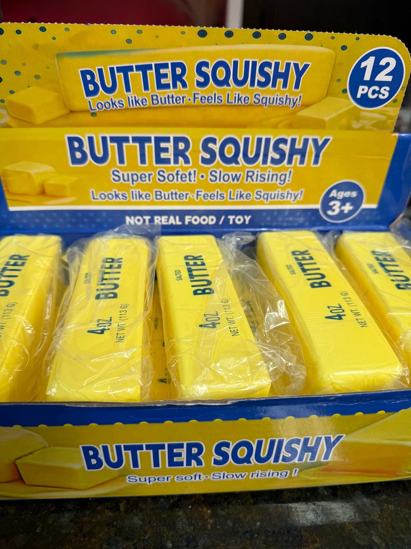 Butter squishy toy