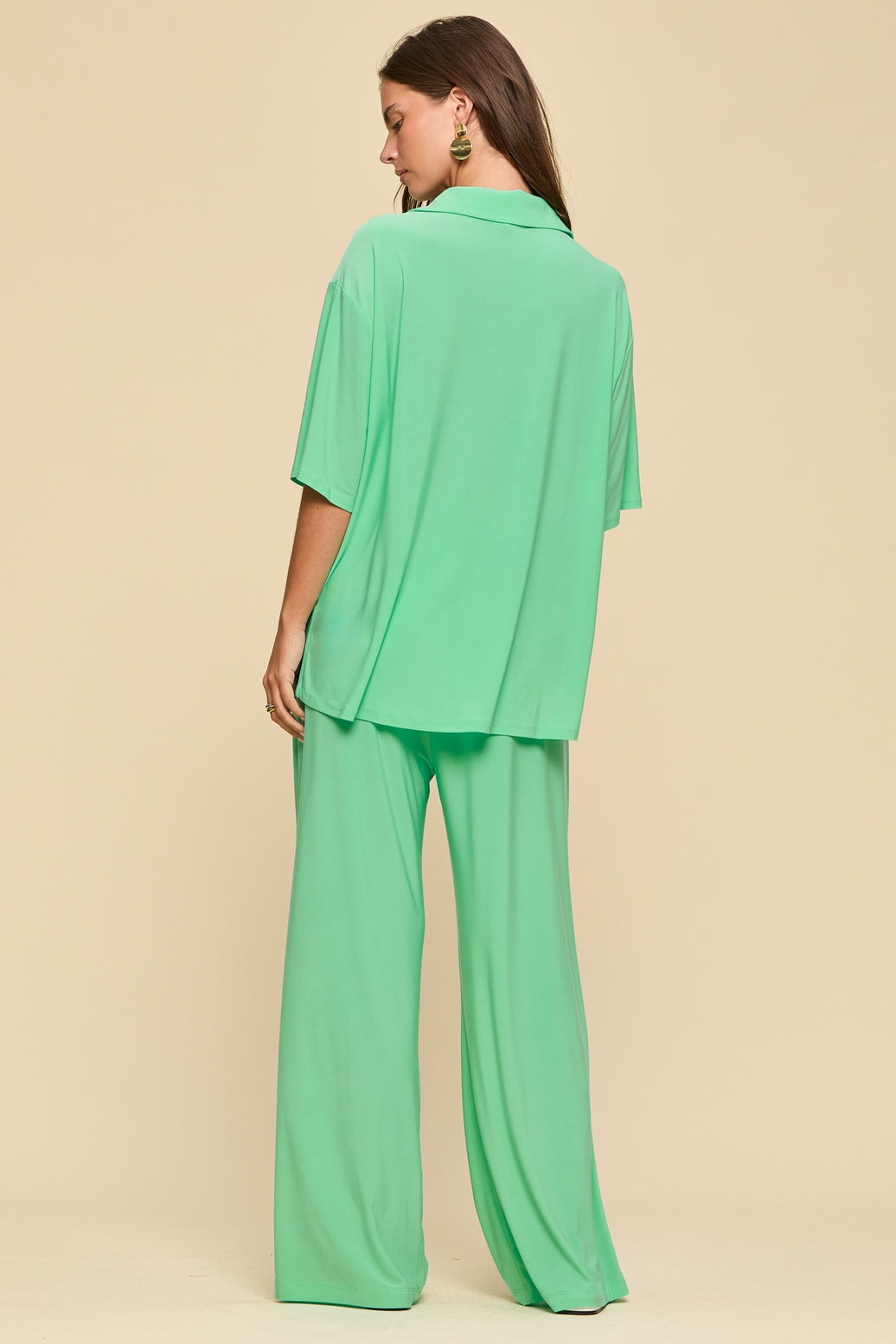 Mint Resort Wear Blouse Set
