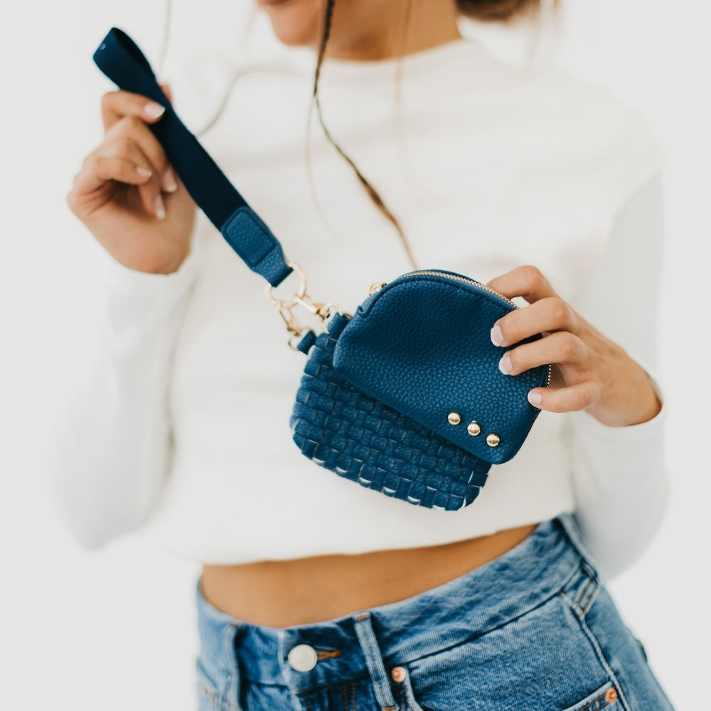 Wonderlust Woven Duo Pouch Wristlet