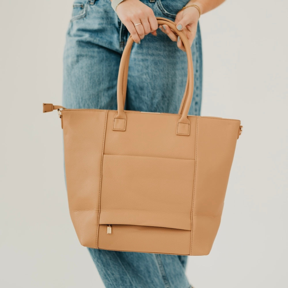 Courtney Checkered Tote