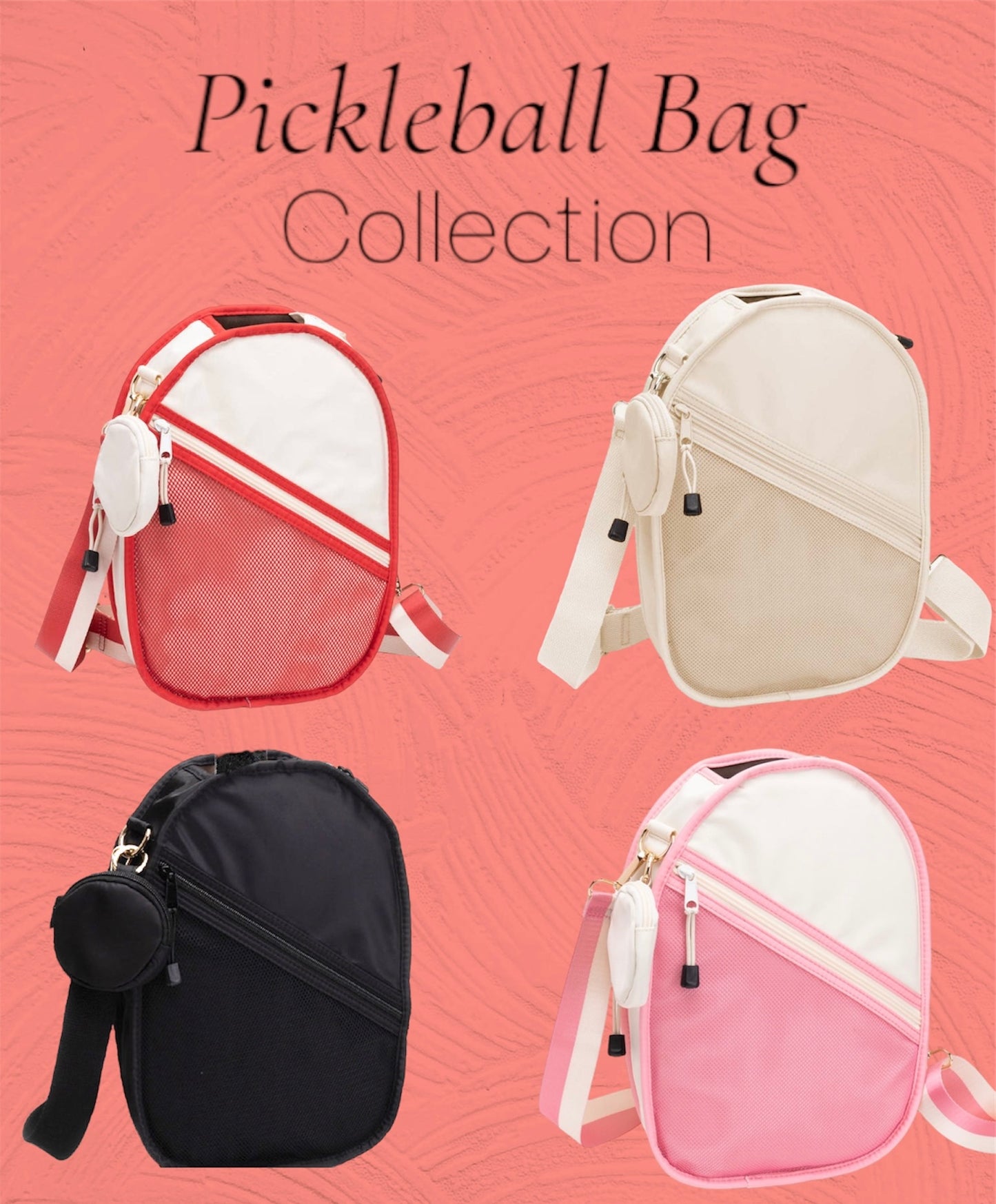 Pickleball Sling Crossbody Bag