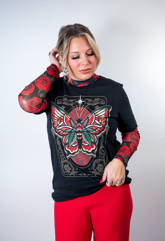 Floral Flutter Tee