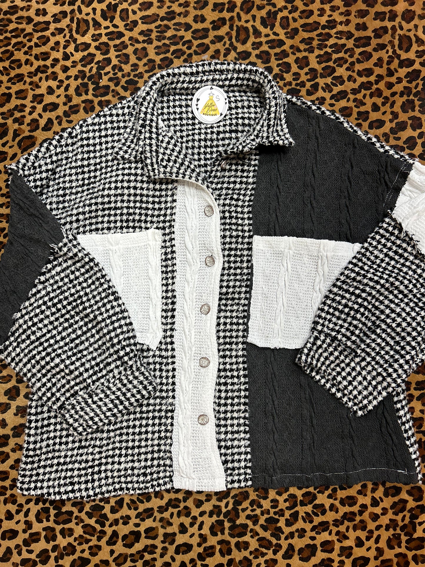 Houndstooth Shacket