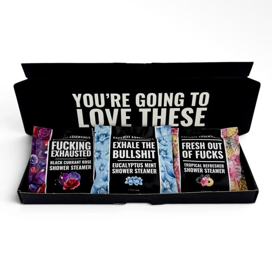 Explicit Shower Steamer Trio Box