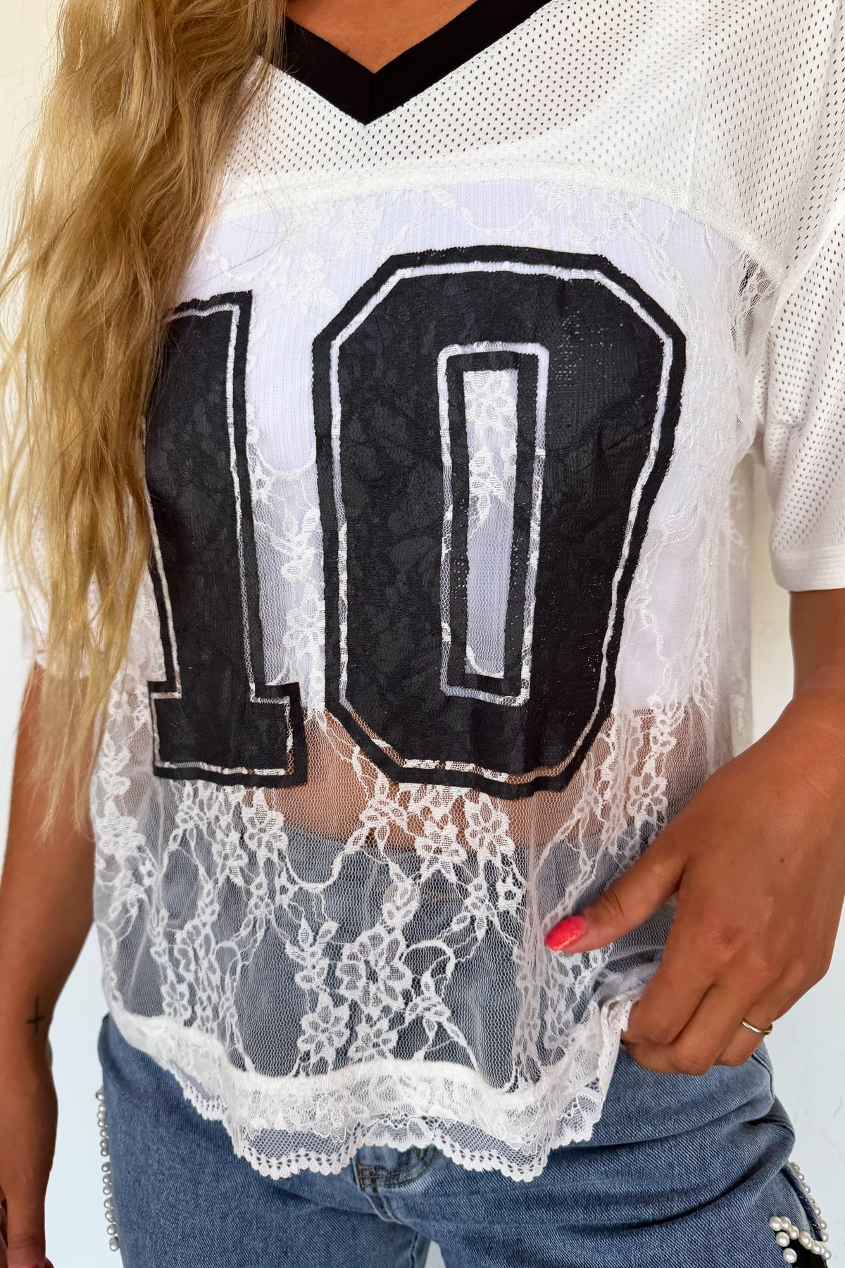 Bleacher Babe Lace Jersey