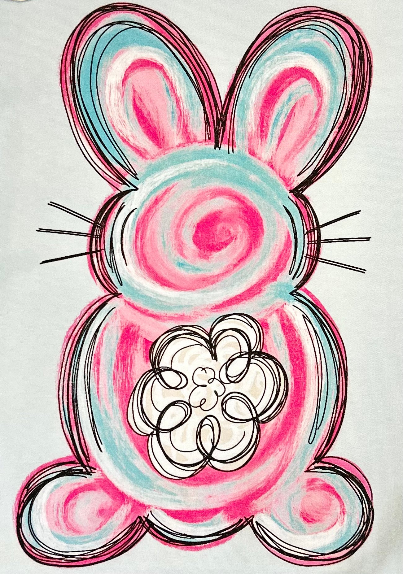 Watercolor Bunny Tee