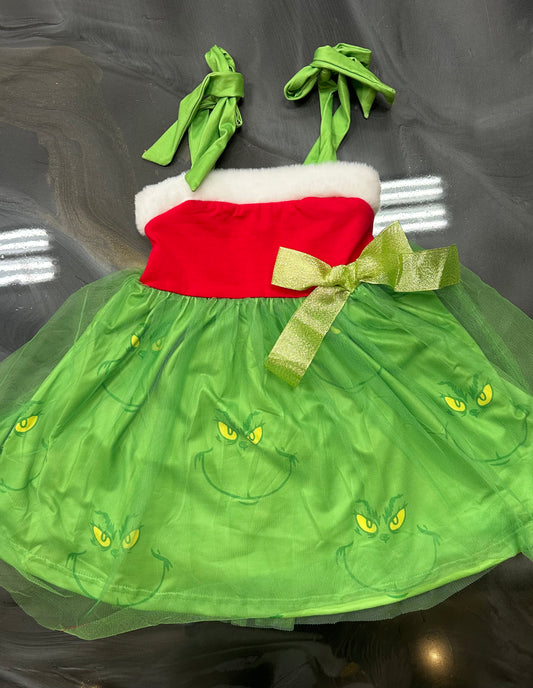 Childrens Grinchmas Dress