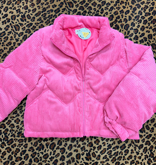 Corduroy Puffer Jacket