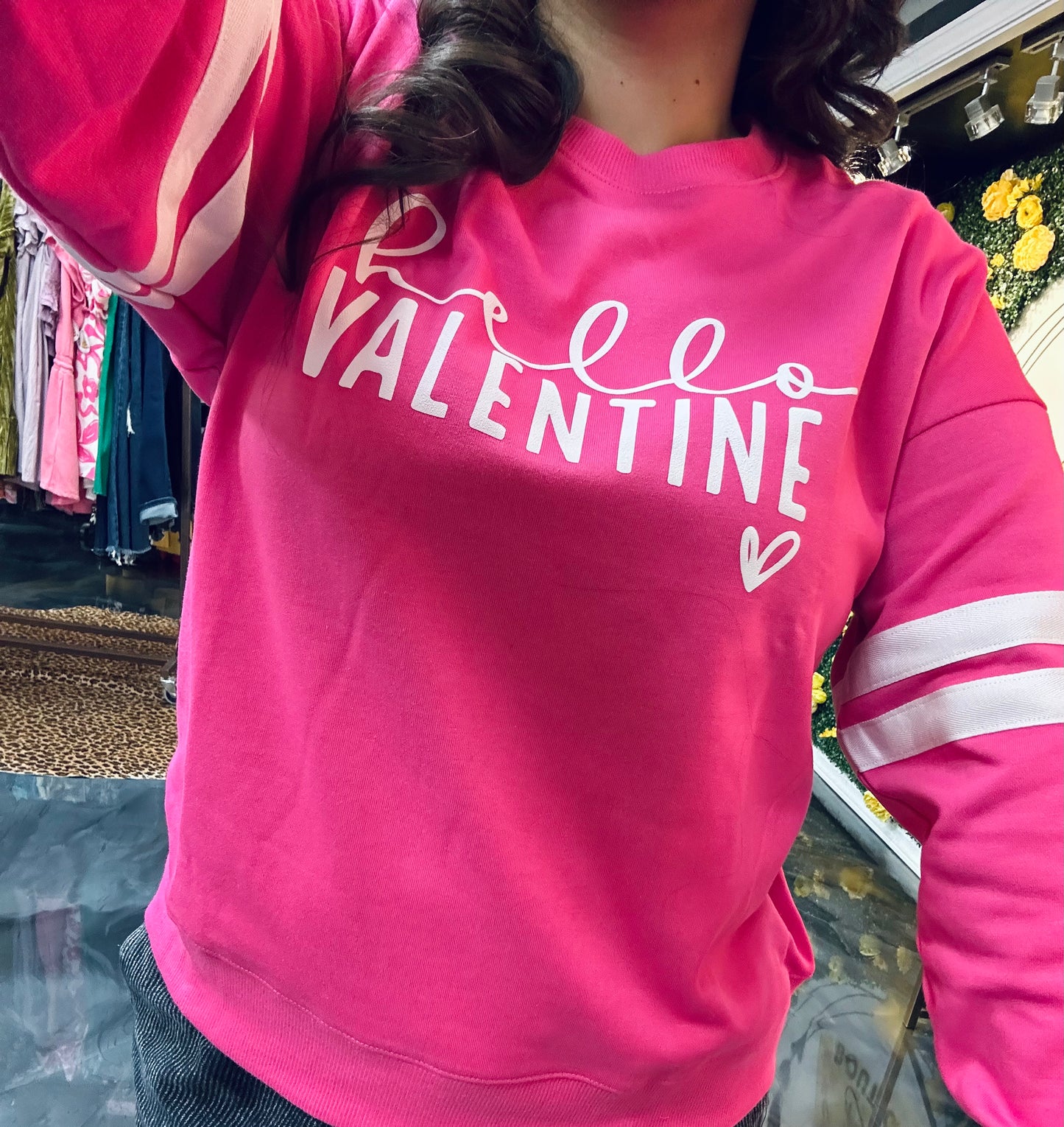 Hello Valentine Sweatshirt