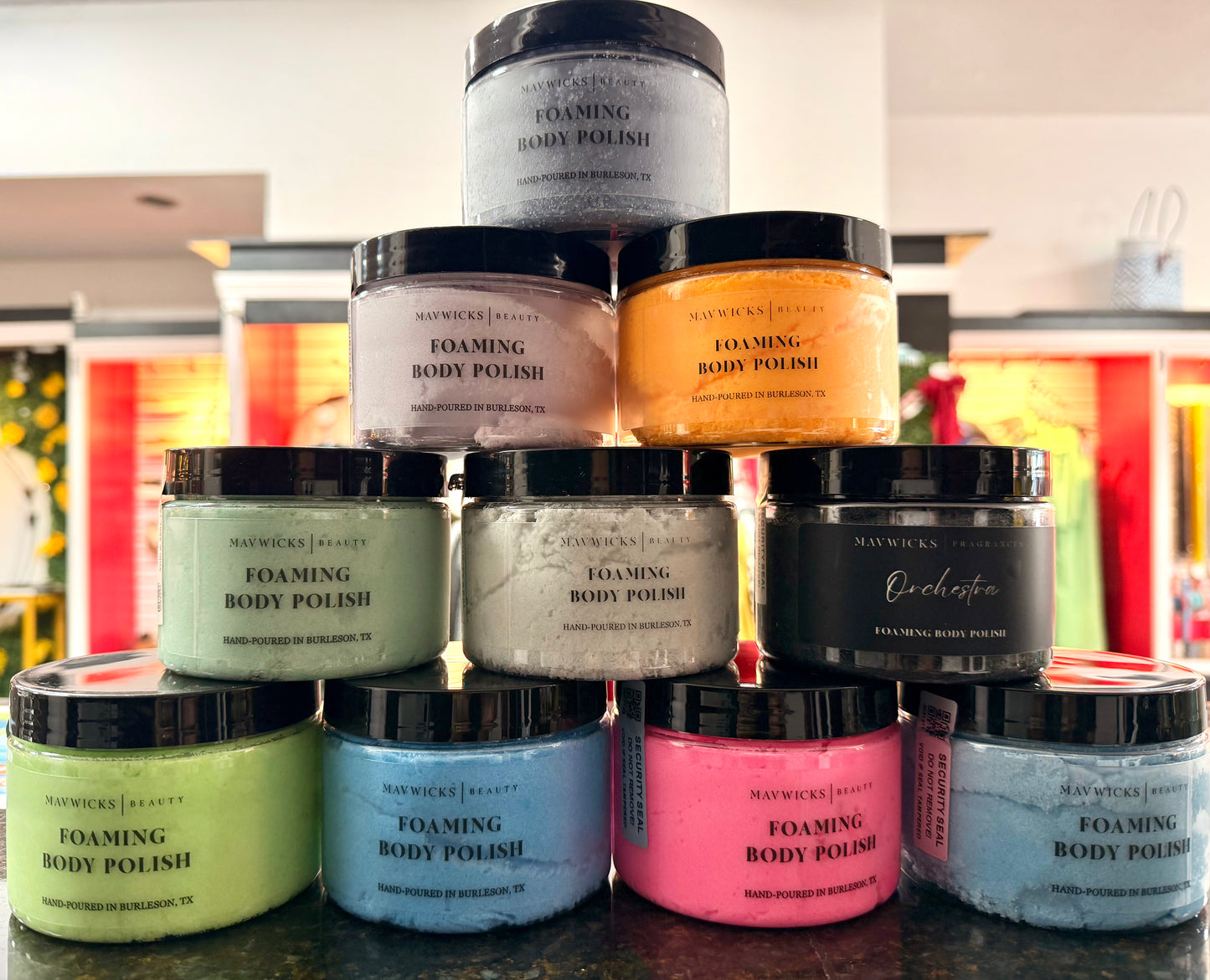 Mavwicks Foaming Body Scrub