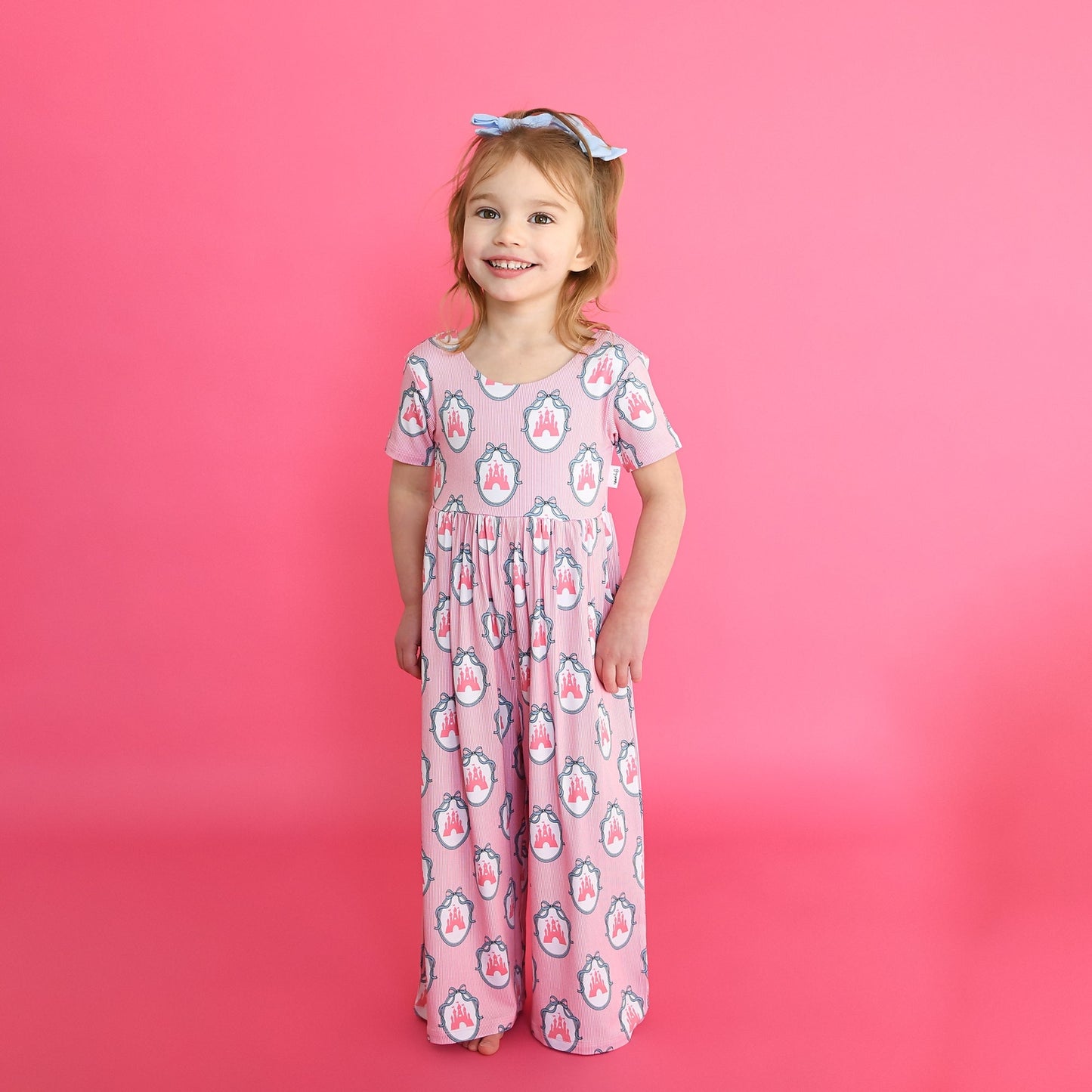 Princess Castles Bamboo Wide Leg Romper