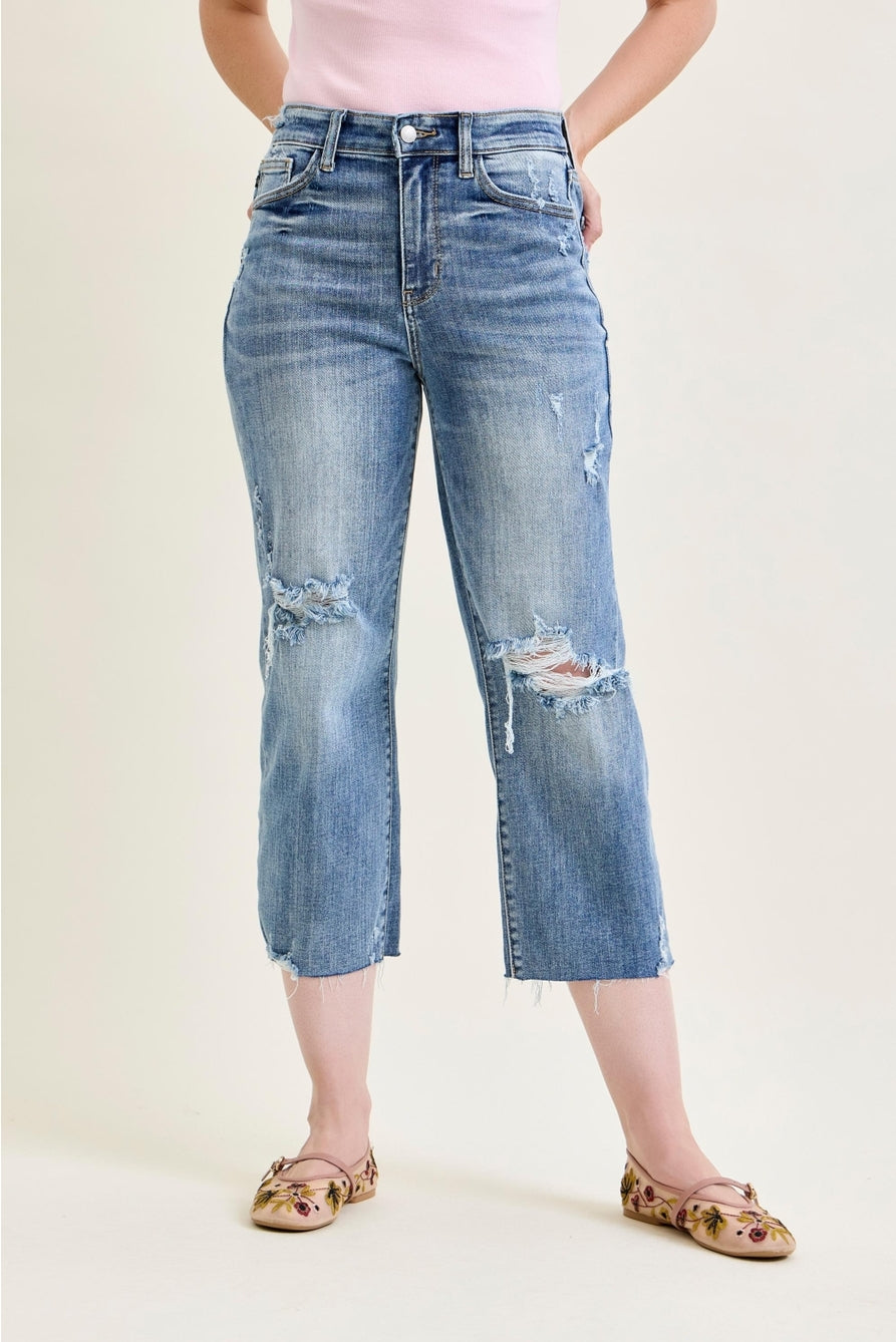 JB HW Destroy Crop Wide Leg