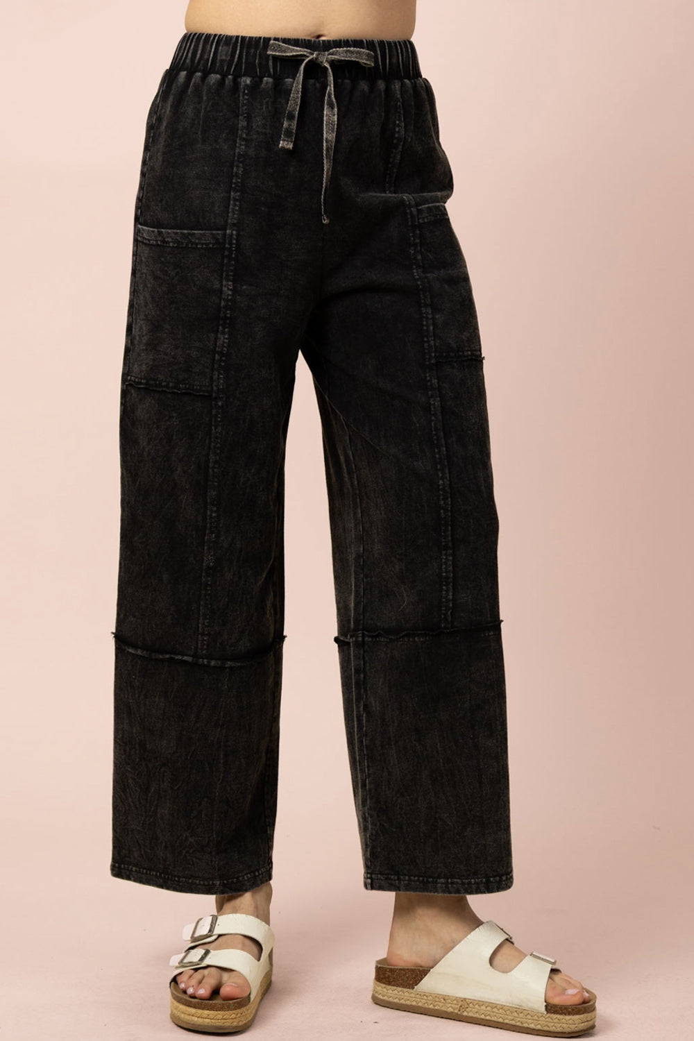 Mineral Washed Casual Pants