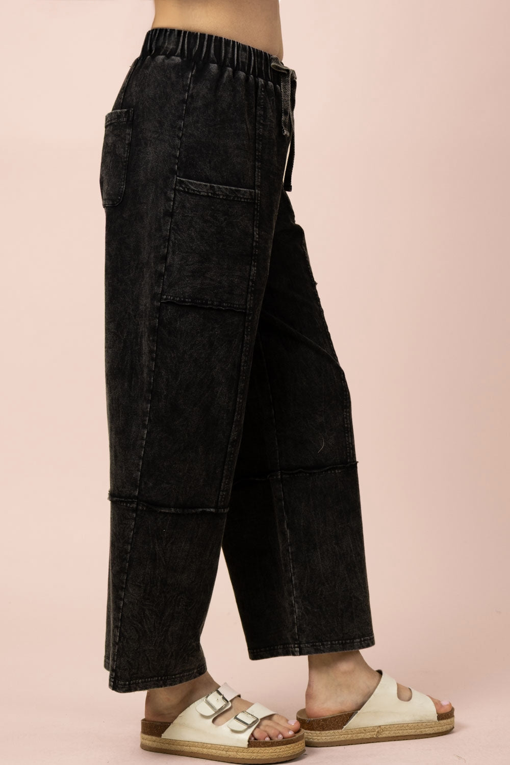 Mineral Washed Casual Pants