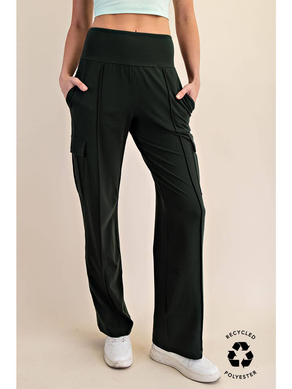 Butter Straight Leg Cargo Active Wear Pants
