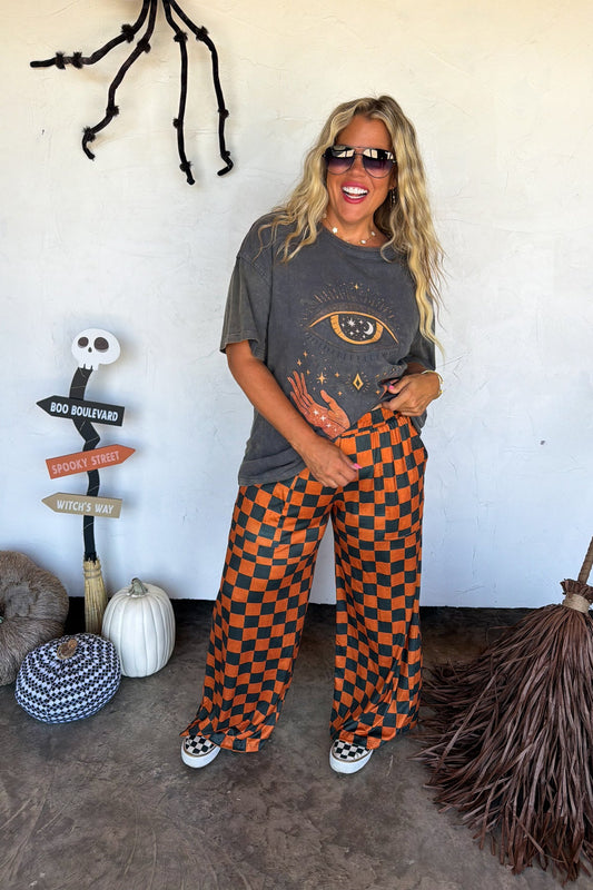 Falloween Checker Pants