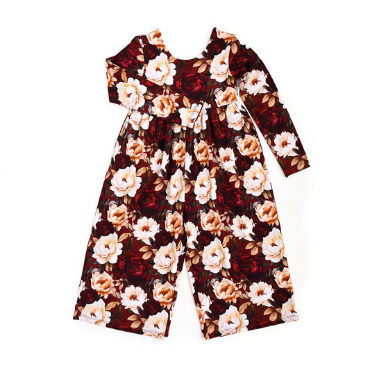 Floral Bamboo Wide Leg Romper