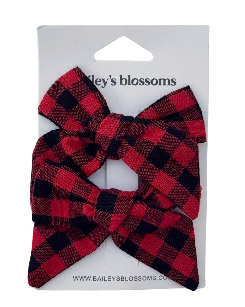 Linen Cotton Piggie Bow Sets