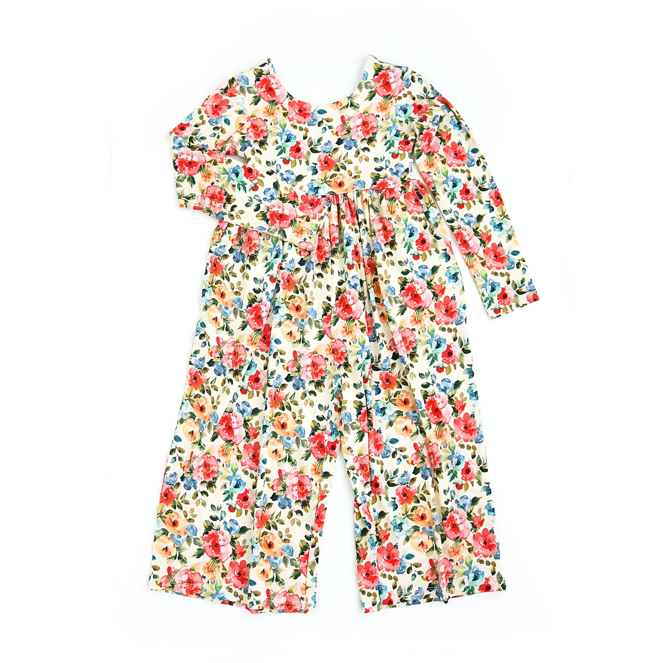 Nayeli Bamboo Kids Wide Leg Romper