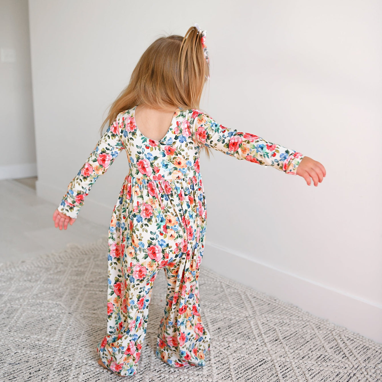 Nayeli Bamboo Kids Wide Leg Romper