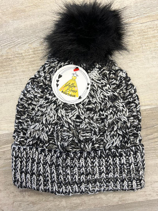 Pom Pom Knit Beanie