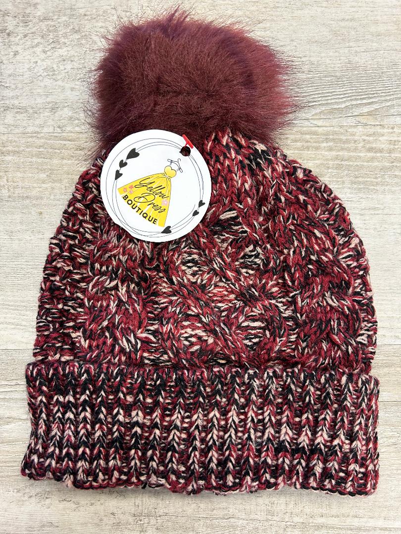 Pom Pom Knit Beanie